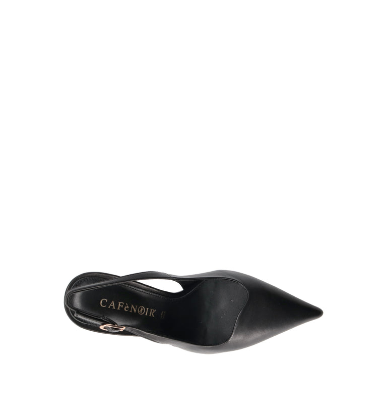 CAFéNOIR Slingback donna nera in pelle