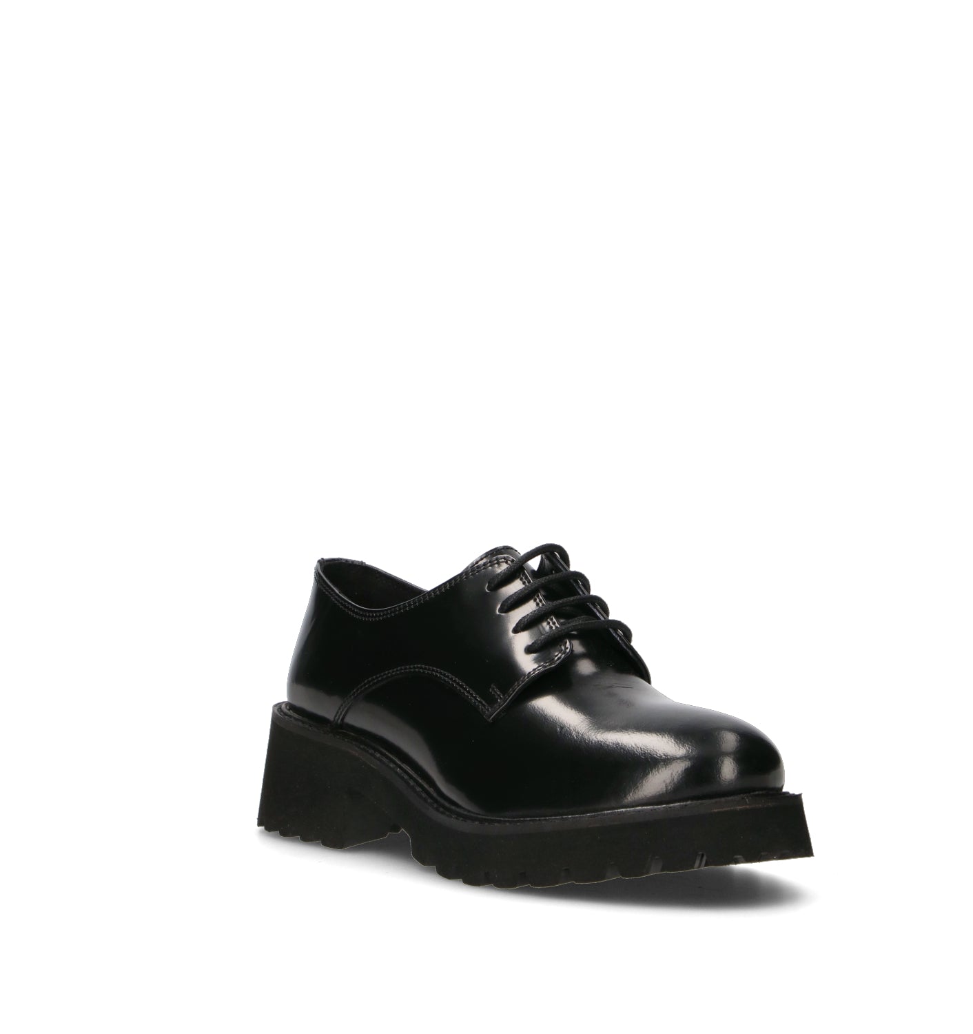 CAFéNOIR Stringata donna nera in pelle