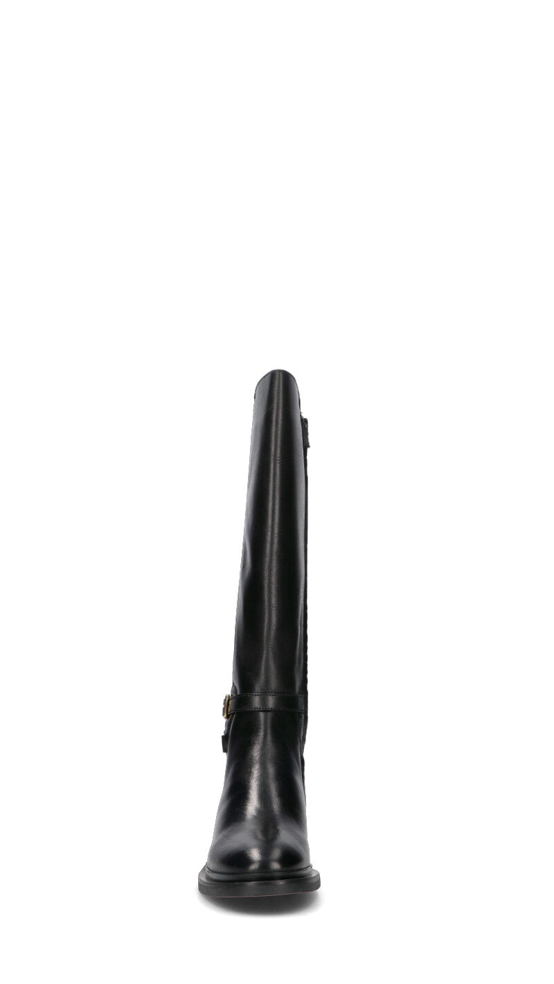 CAFéNOIR Stivale donna nero in pelle