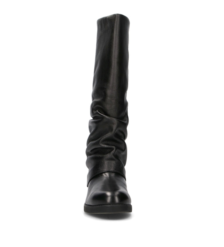 CAFéNOIR Stivale donna nero in pelle