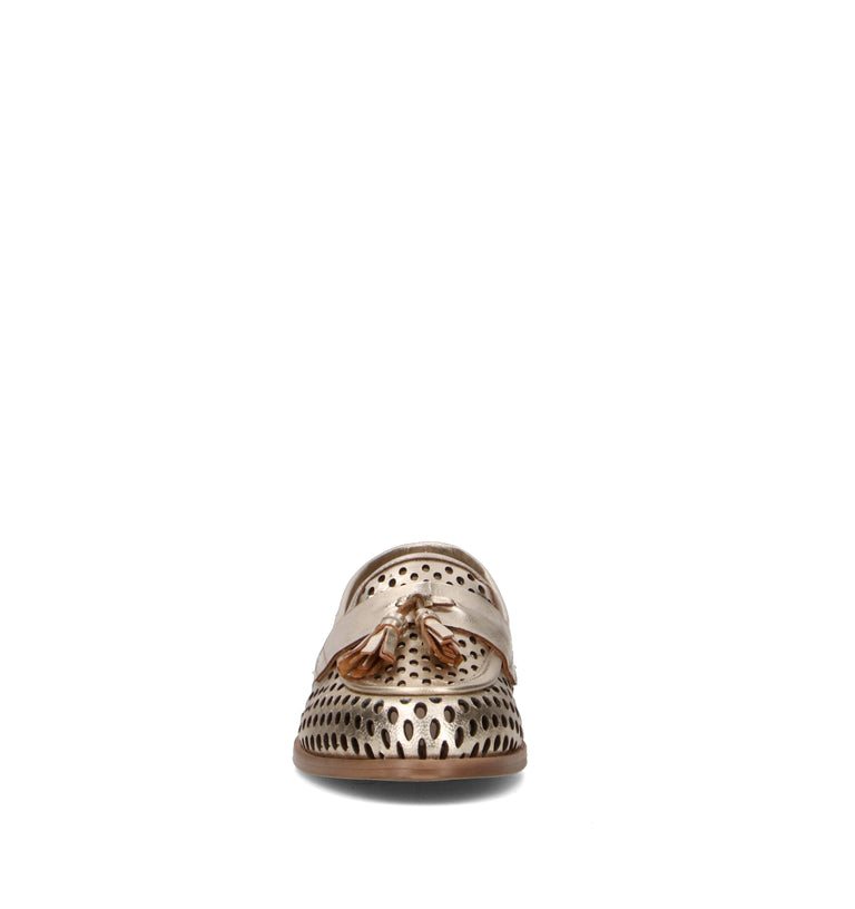 CAFéNOIR Mocassino donna oro in pelle