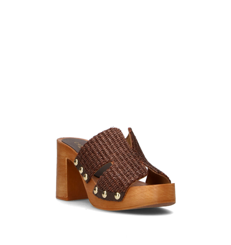 CAFéNOIR Zoccolo donna testa di moro