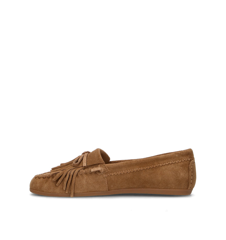 INUOVO Mocassino donna sigaro in suede