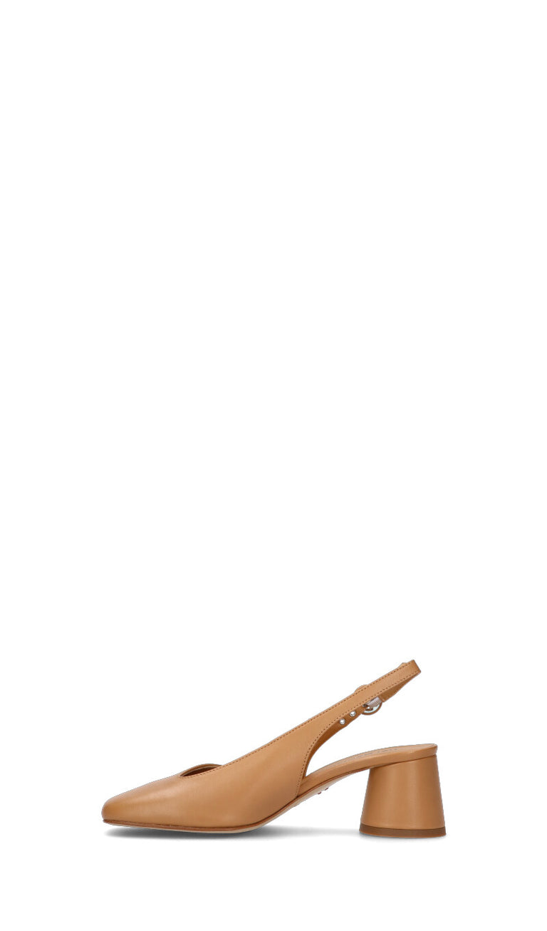 HALMANERA Slingback donna cuoio in pelle