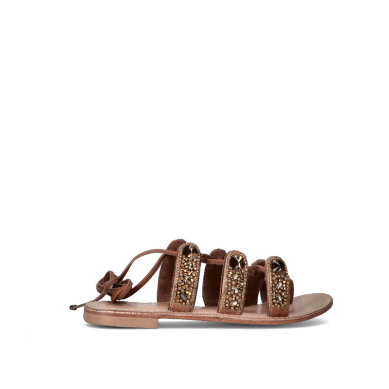 CRISTIN Sandalo donna alla schiava marrone