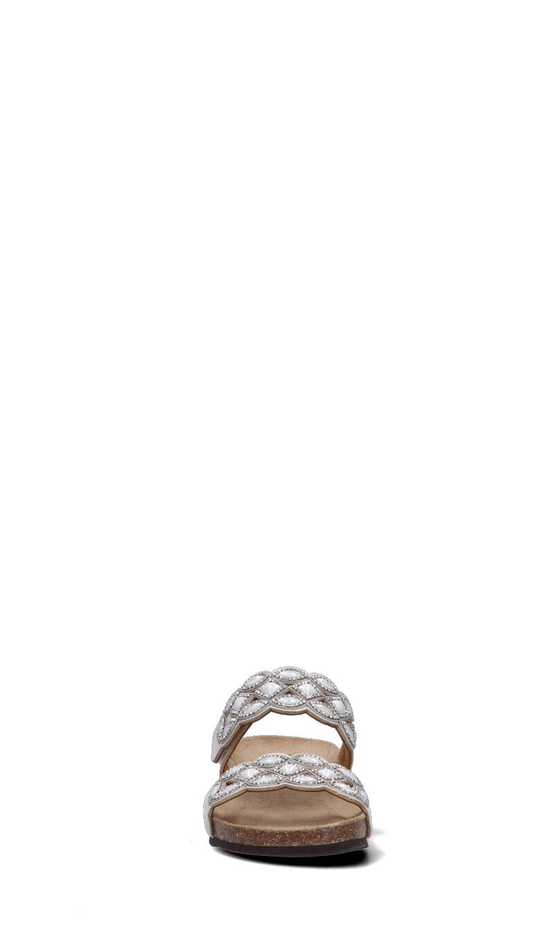 GRUNLAND Ciabatta donna bianca