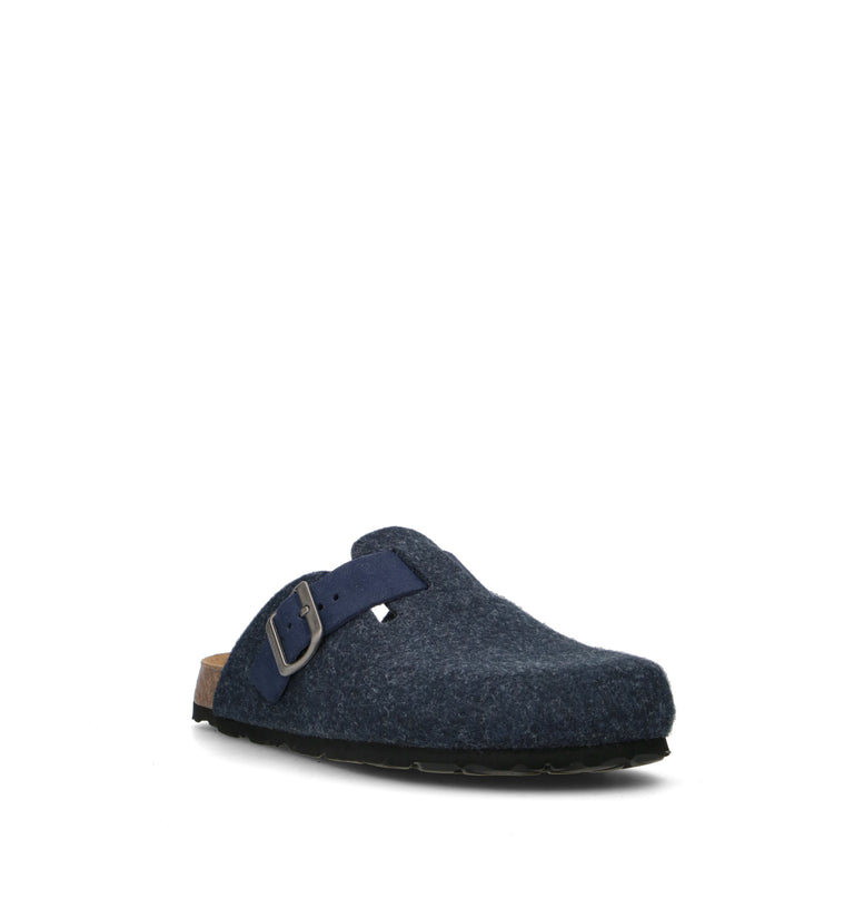 GRUNLAND Pantofola uomo blu