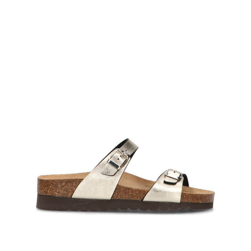 GRUNLAND Ciabatta donna platino