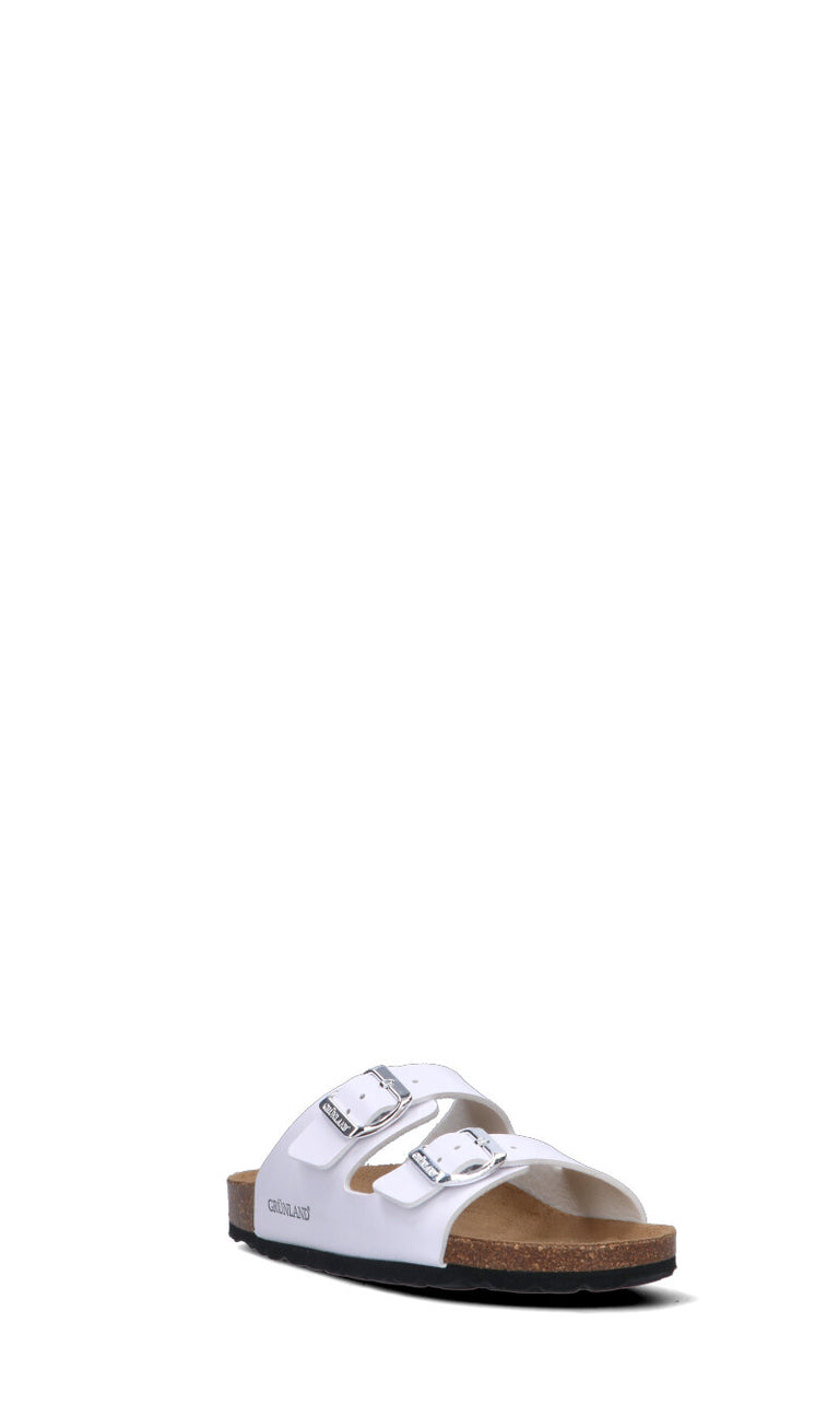 GRUNLAND Ciabatta donna bianca