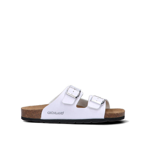 GRUNLAND Ciabatta donna bianca