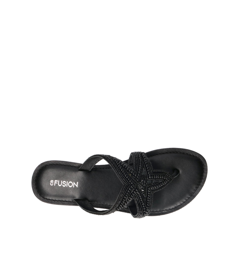 CB FUSION Ciabatta donna nera