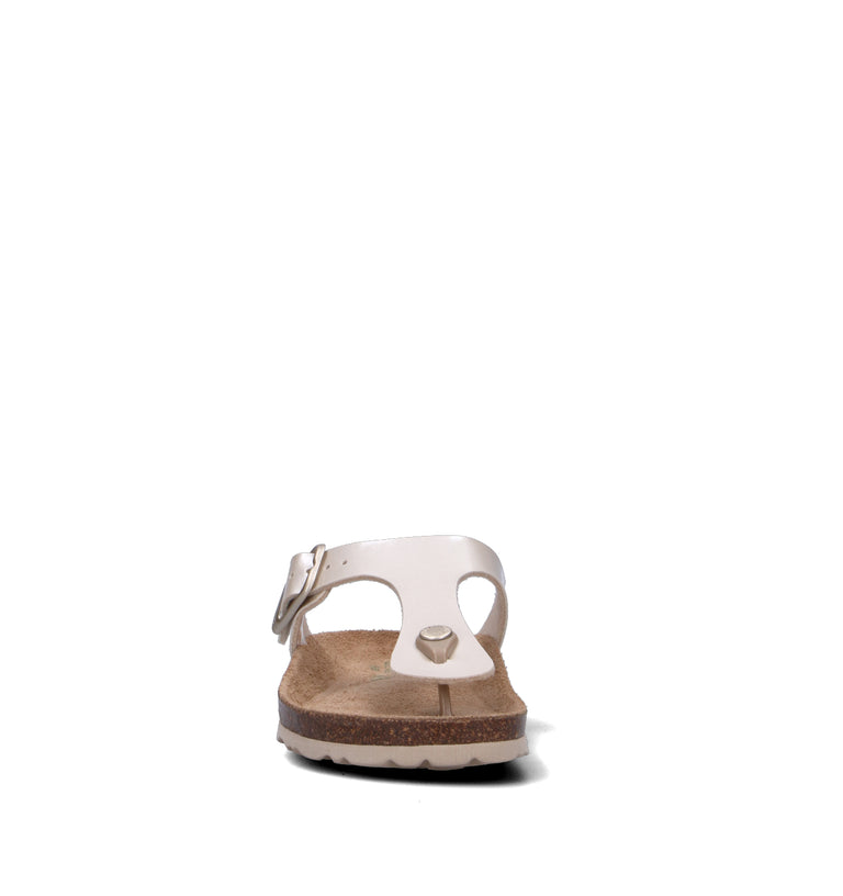 GRUNLAND Ciabatta donna platino