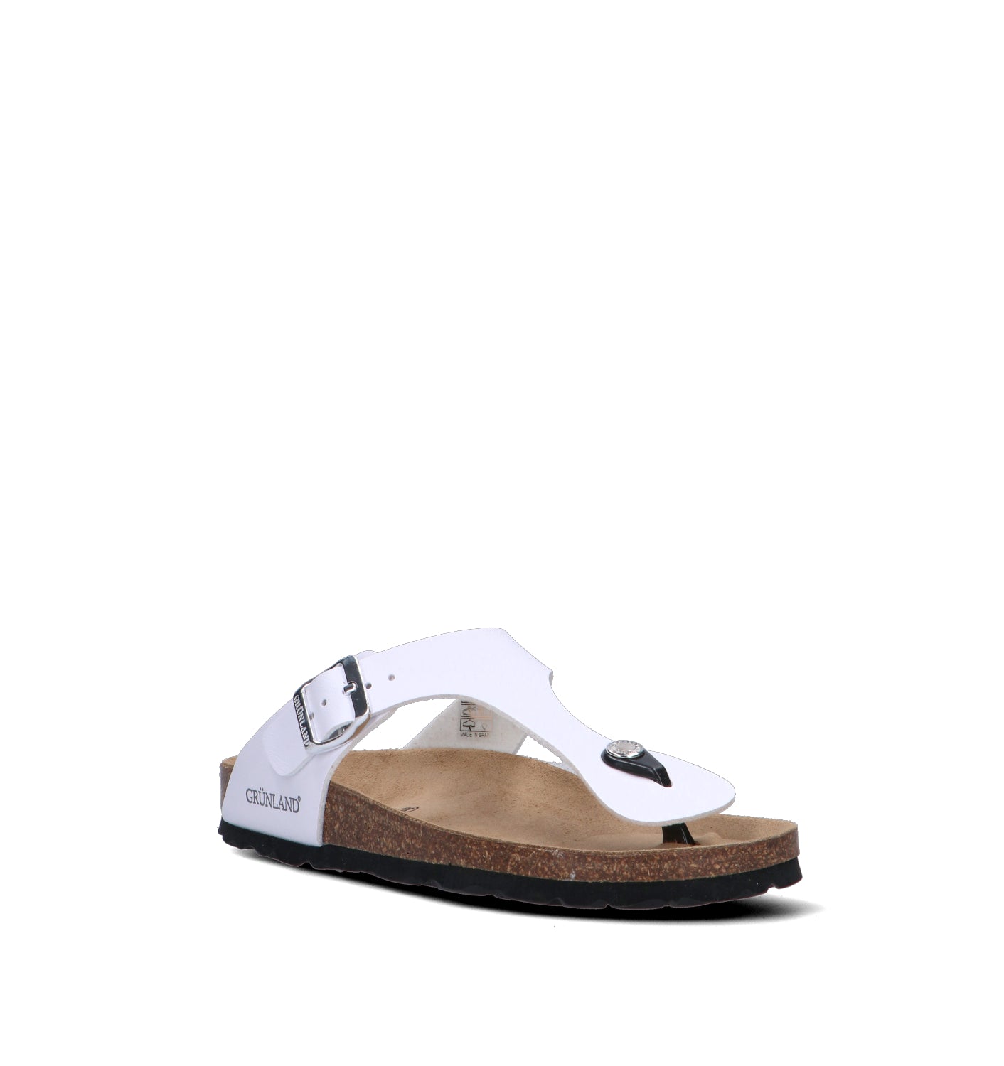GRUNLAND Ciabatta donna bianca