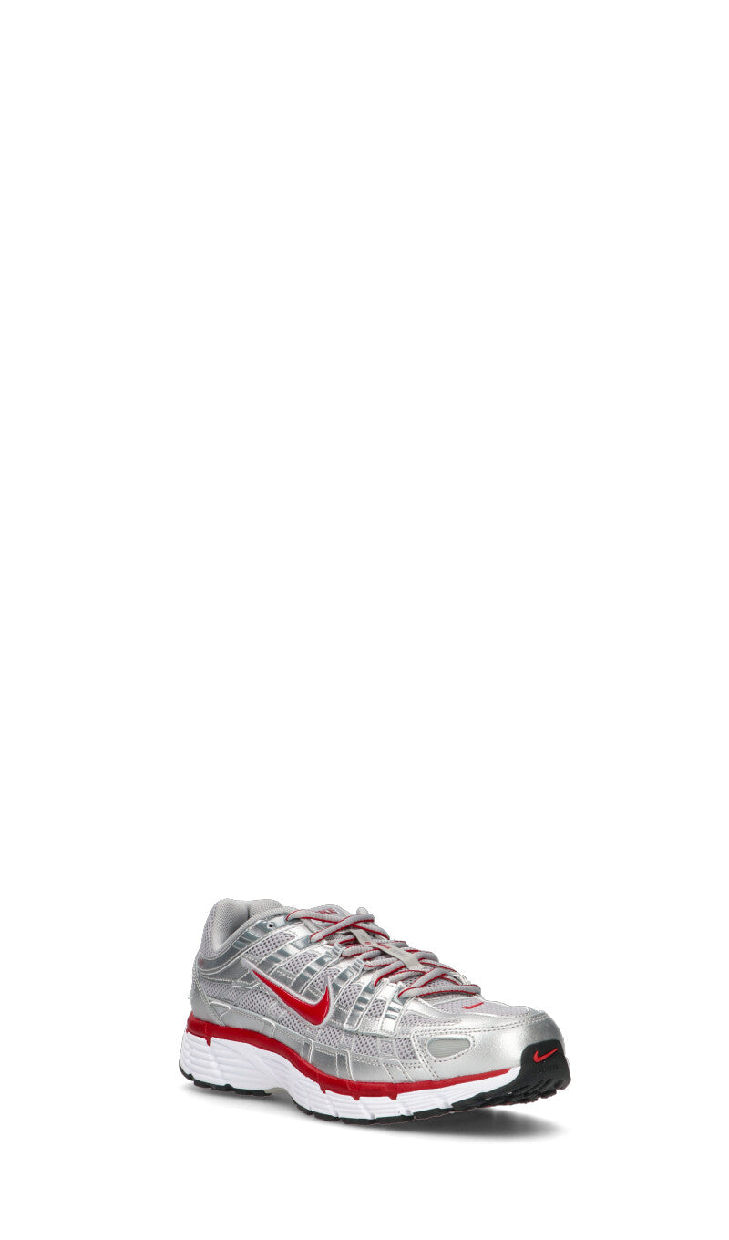 NIKE - P-6000 Sneaker uomo argento/rossa