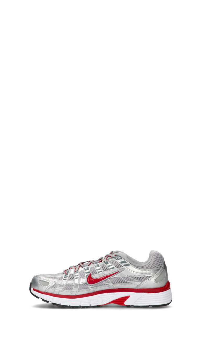 NIKE - P-6000 Sneaker uomo argento/rossa