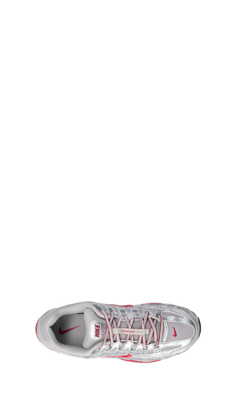 NIKE - P-6000 Sneaker uomo argento/rossa