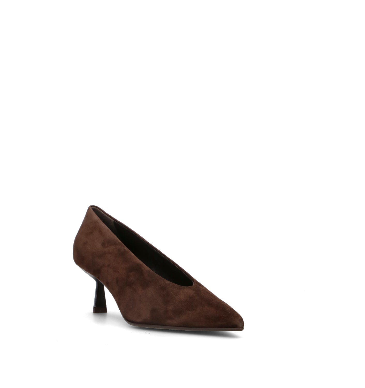 CHANTAL 1962 Décolleté donna testa di moro in suede