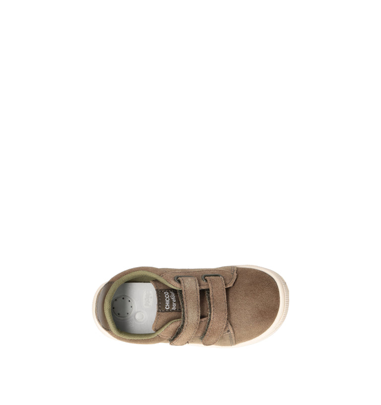 CHICCO Sneaker bimbo militare in suede