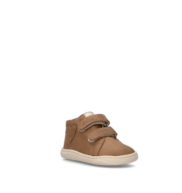 CHICCO Sneaker bimba beige in nabuk