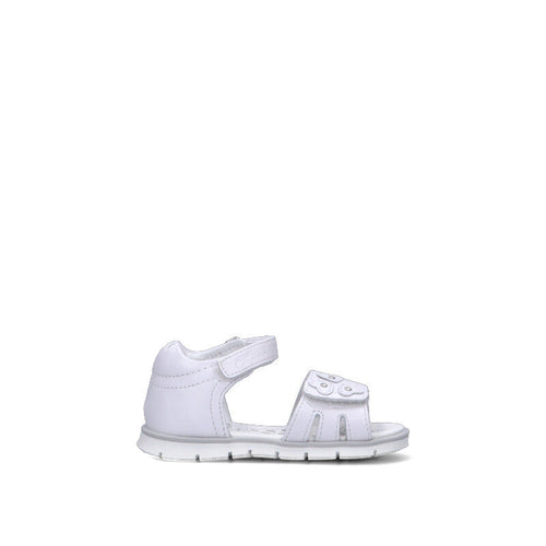 CHICCO Sandalo bimba bianco in pelle