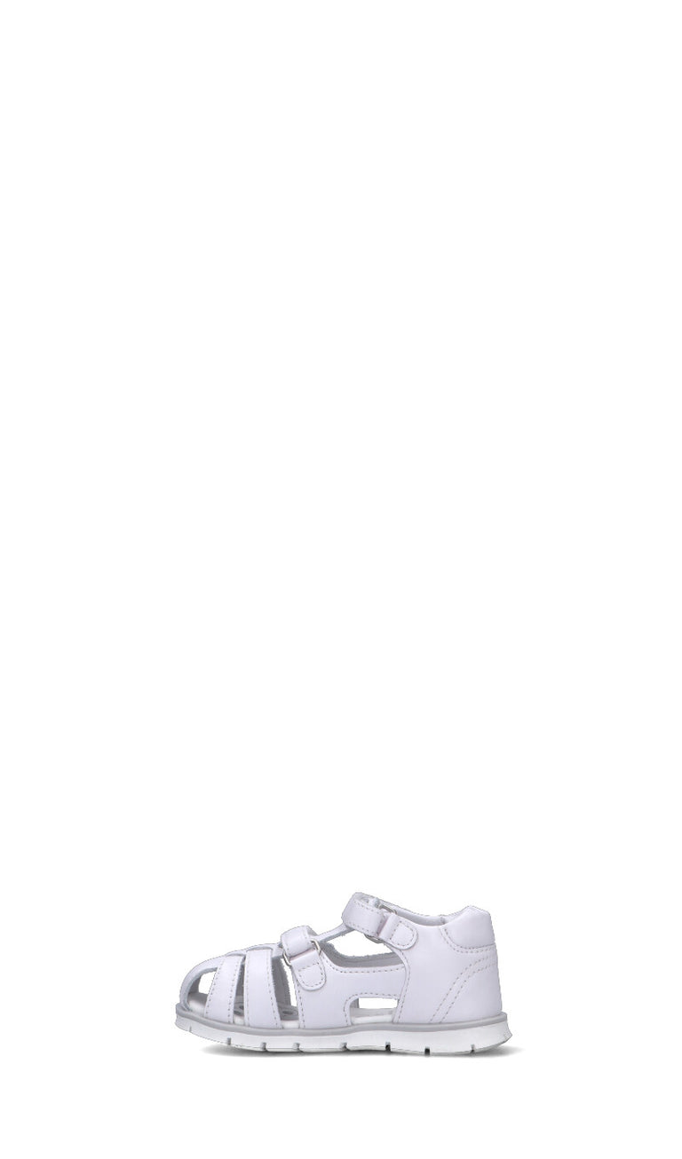 CHICCO Sandalo bimba bianco in pelle