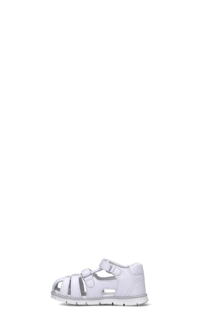 CHICCO Sandalo bimba bianco in pelle