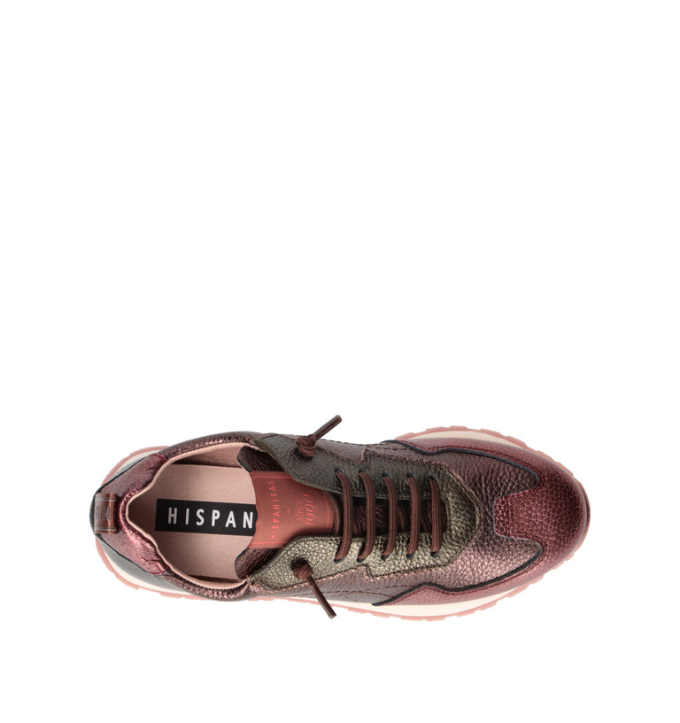HISPANITAS Sneaker donna multicolor in pelle