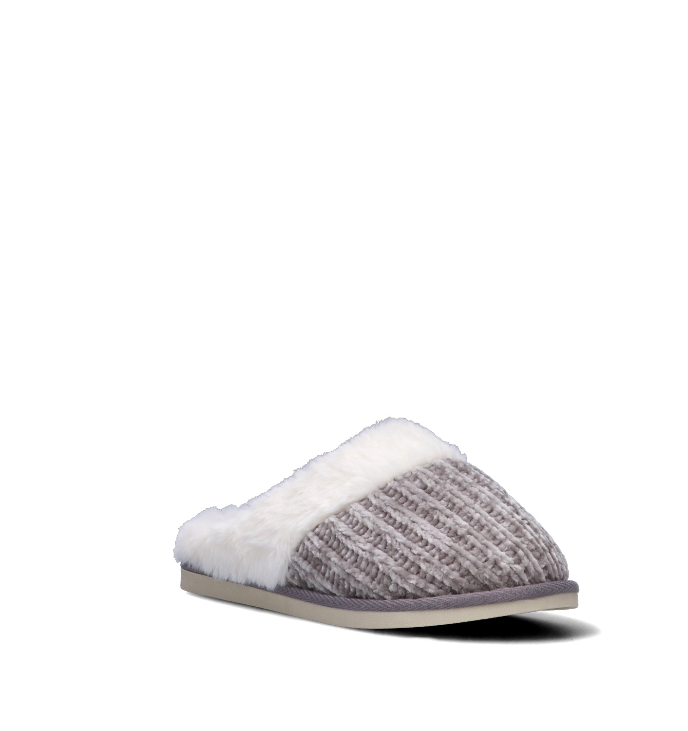 GRUNLAND Pantofola donna grigia