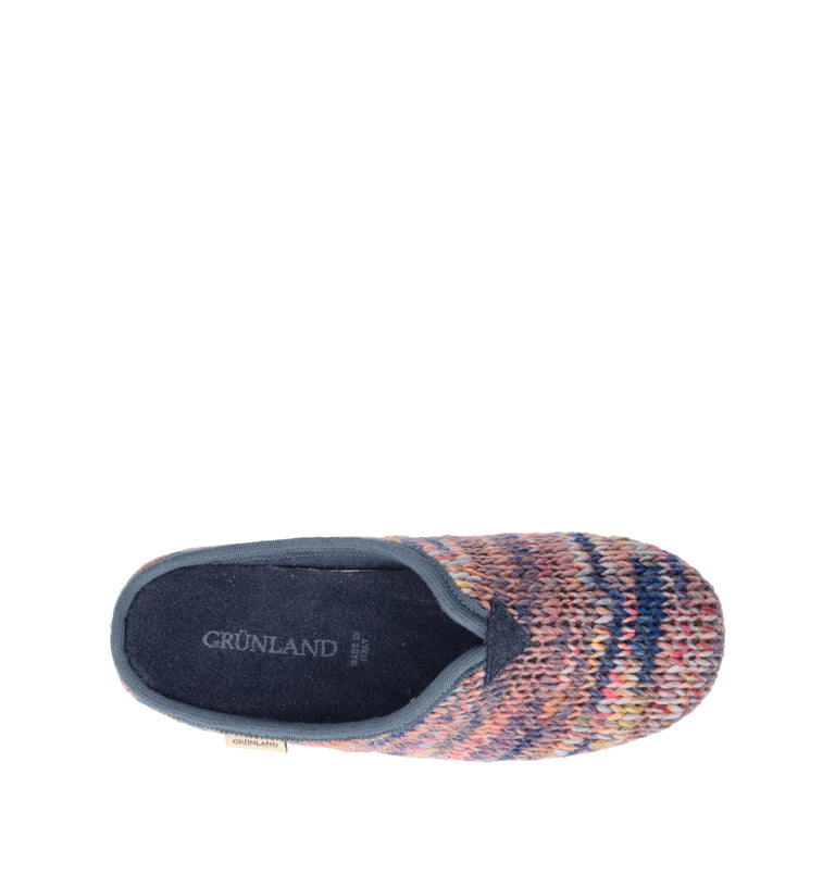 GRUNLAND Pantofola donna multicolor
