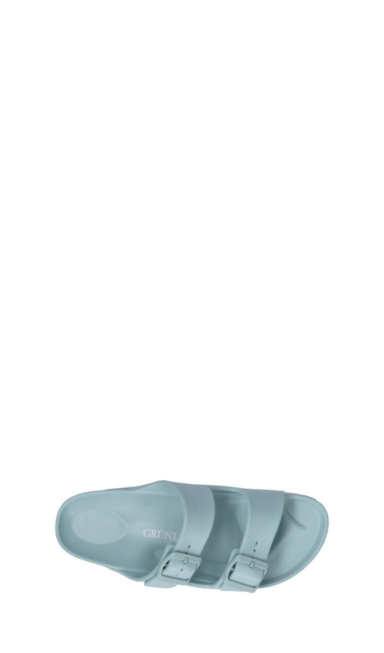 GRUNLAND Ciabatta donna azzurra