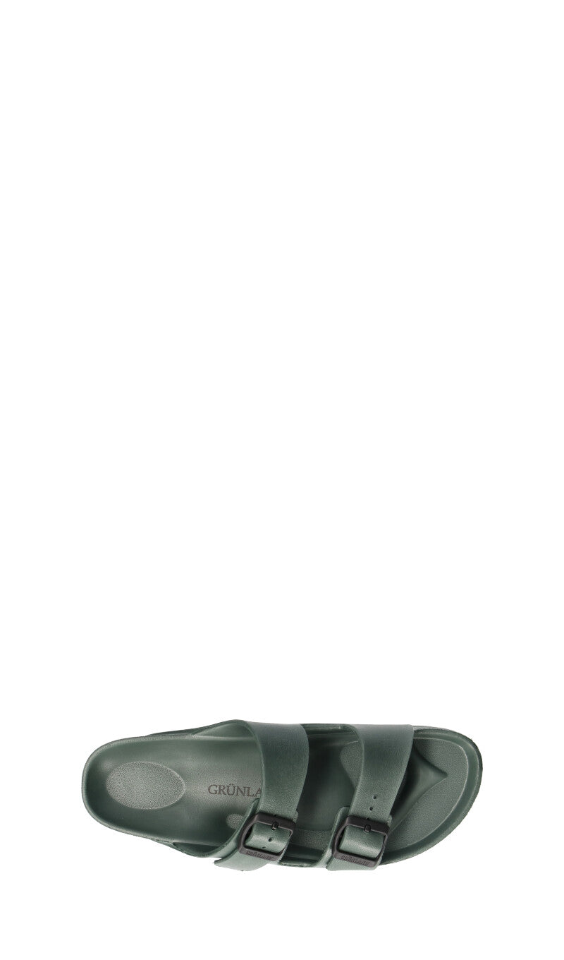 GRUNLAND Ciabatta uomo verde