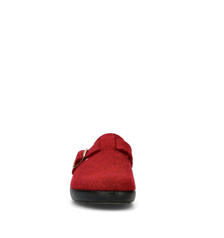 GRUNLAND Pantofola donna bordeaux