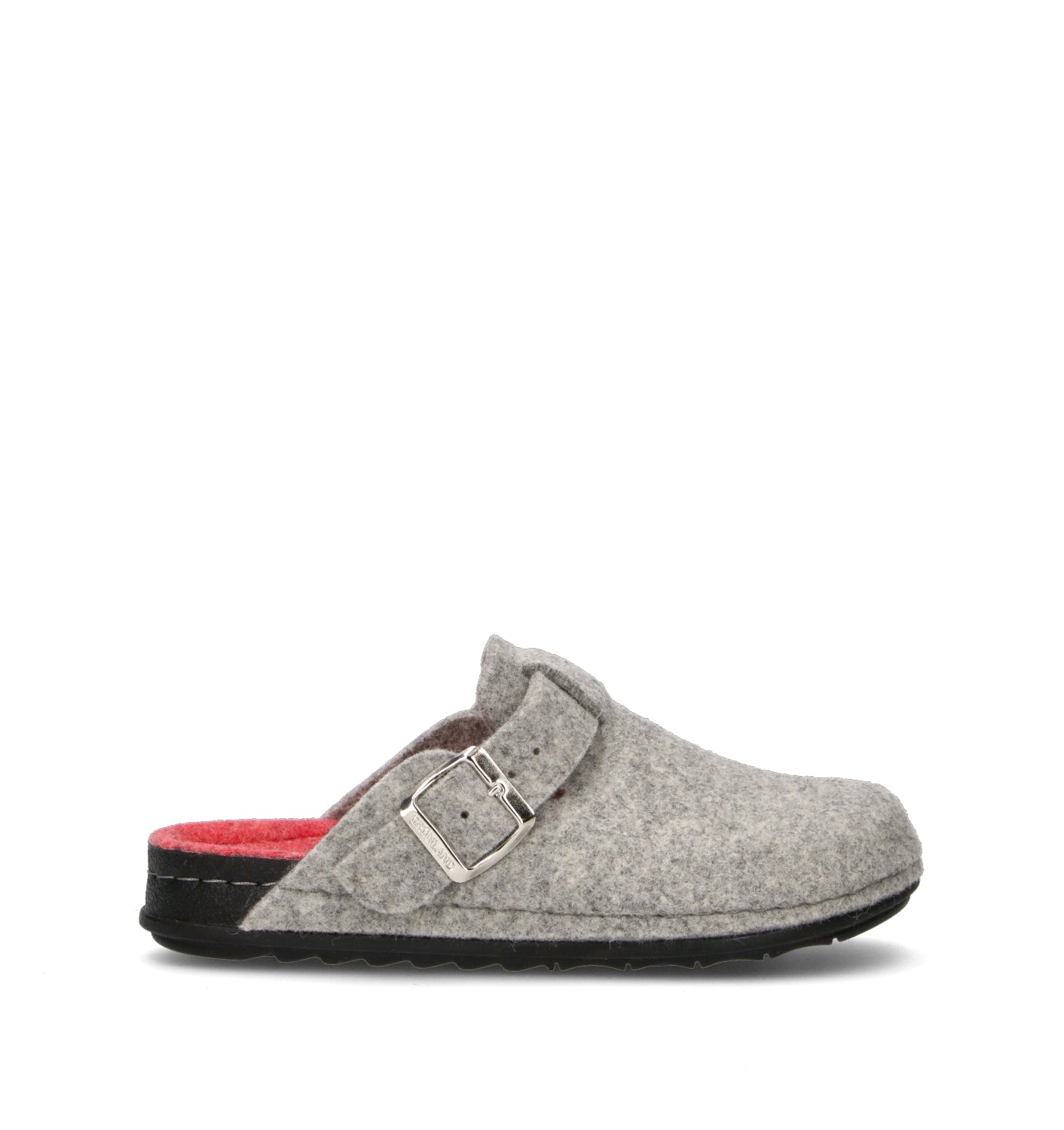 GRUNLAND Pantofola donna grigia
