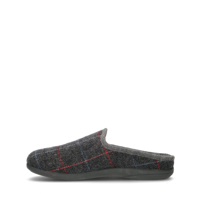 GRUNLAND Pantofola uomo grigio