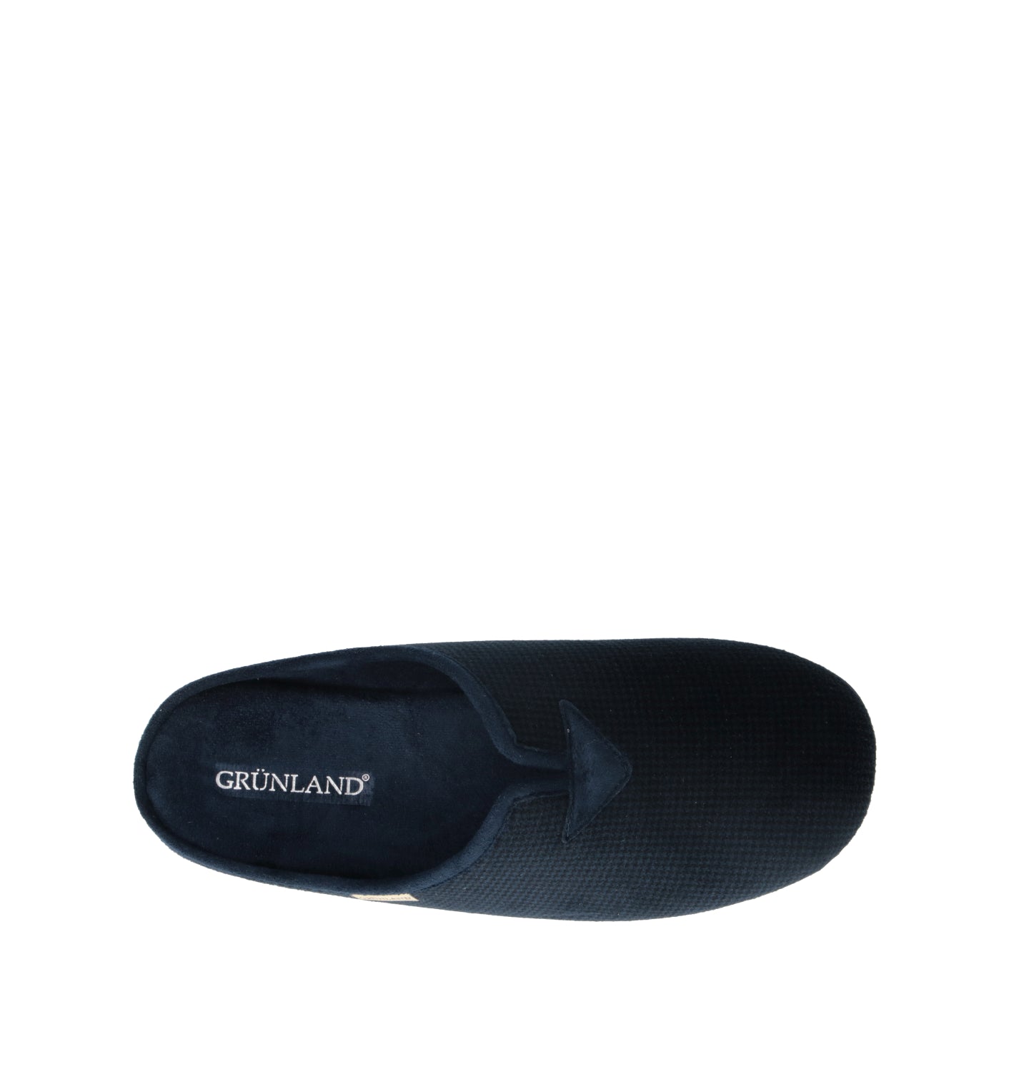 GRUNLAND Pantofola uomo blu