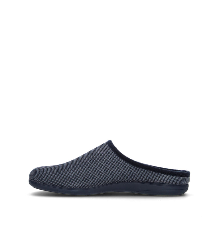 GRUNLAND Pantofola uomo blu