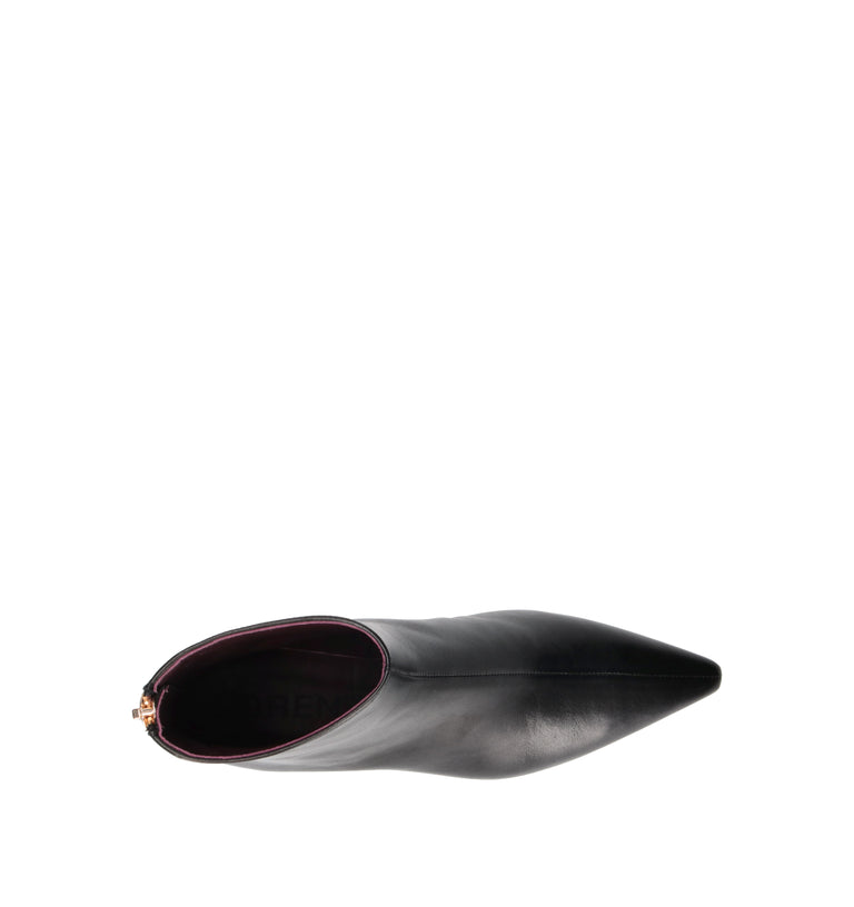 LORENZO MARI Tronchetto donna nero in pelle