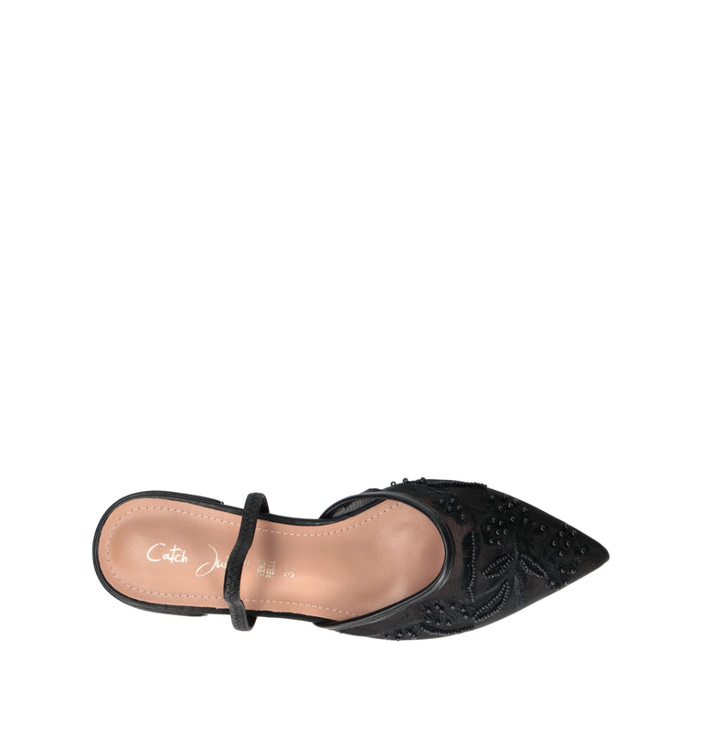 CATCH JUICE Slingback donna nera