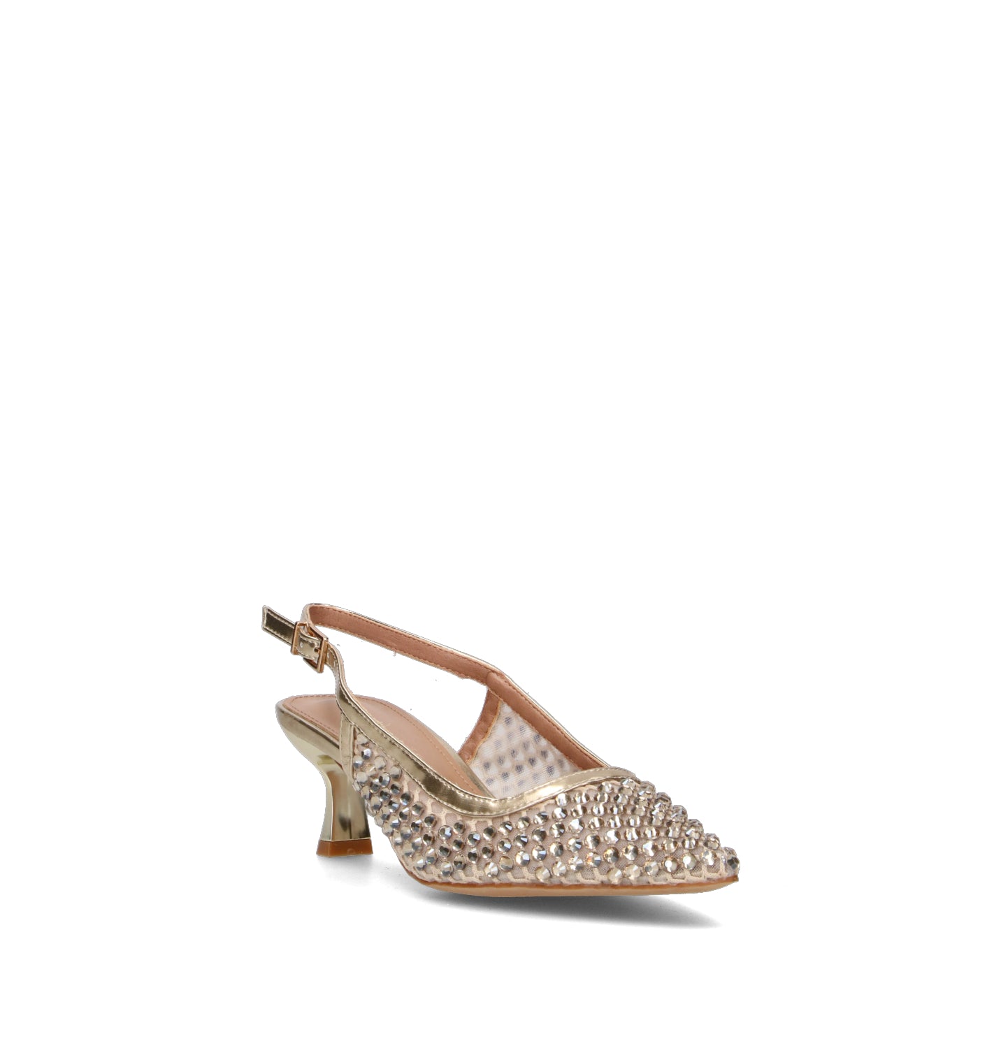 CATCH JUICE Slingback donna platino