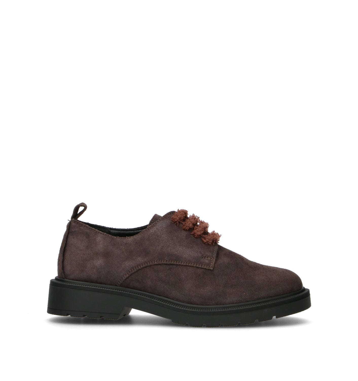 CATCH JUICE Stringata donna testa di moro in suede