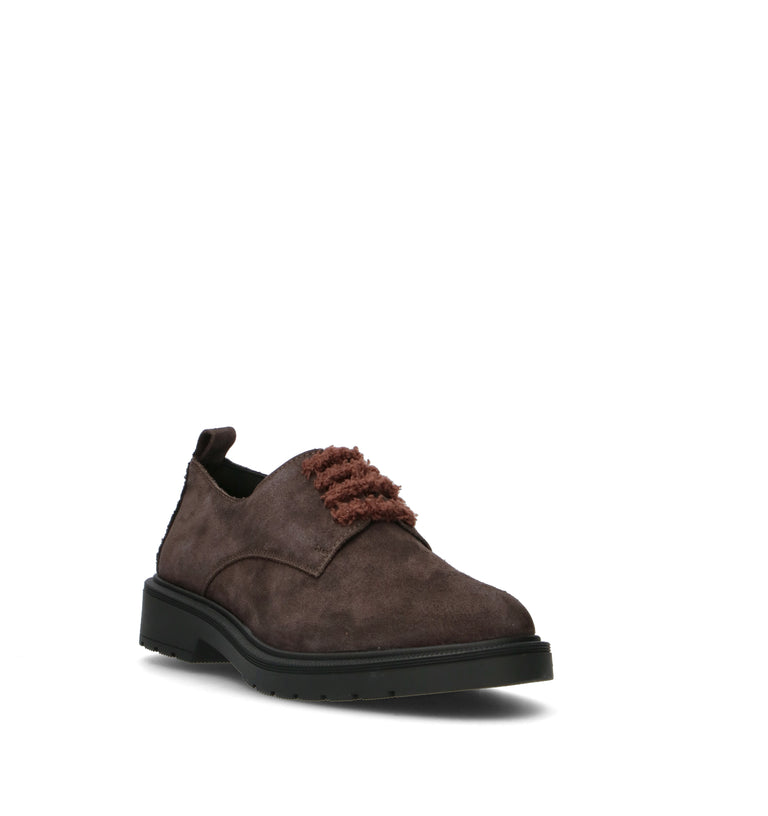 CATCH JUICE Stringata donna testa di moro in suede