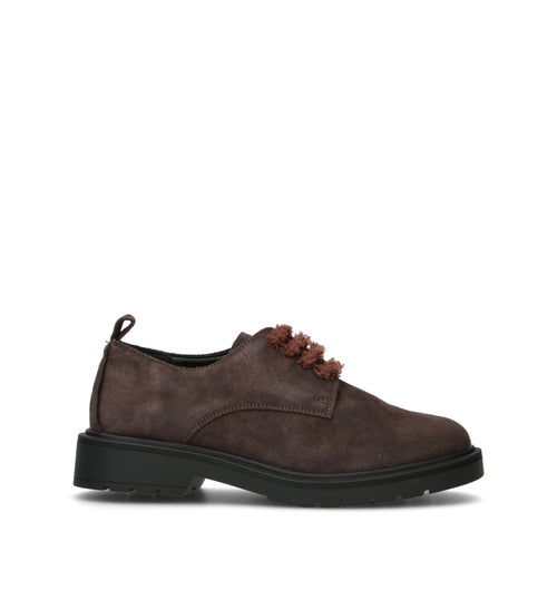 CATCH JUICE Stringata donna testa di moro in suede