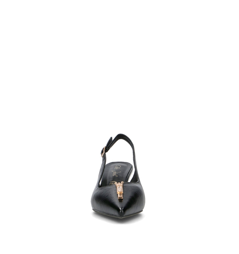 CATCH JUICE Slingback donna nera