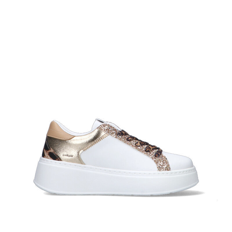 CATCH JUICE Sneaker donna bianca/oro
