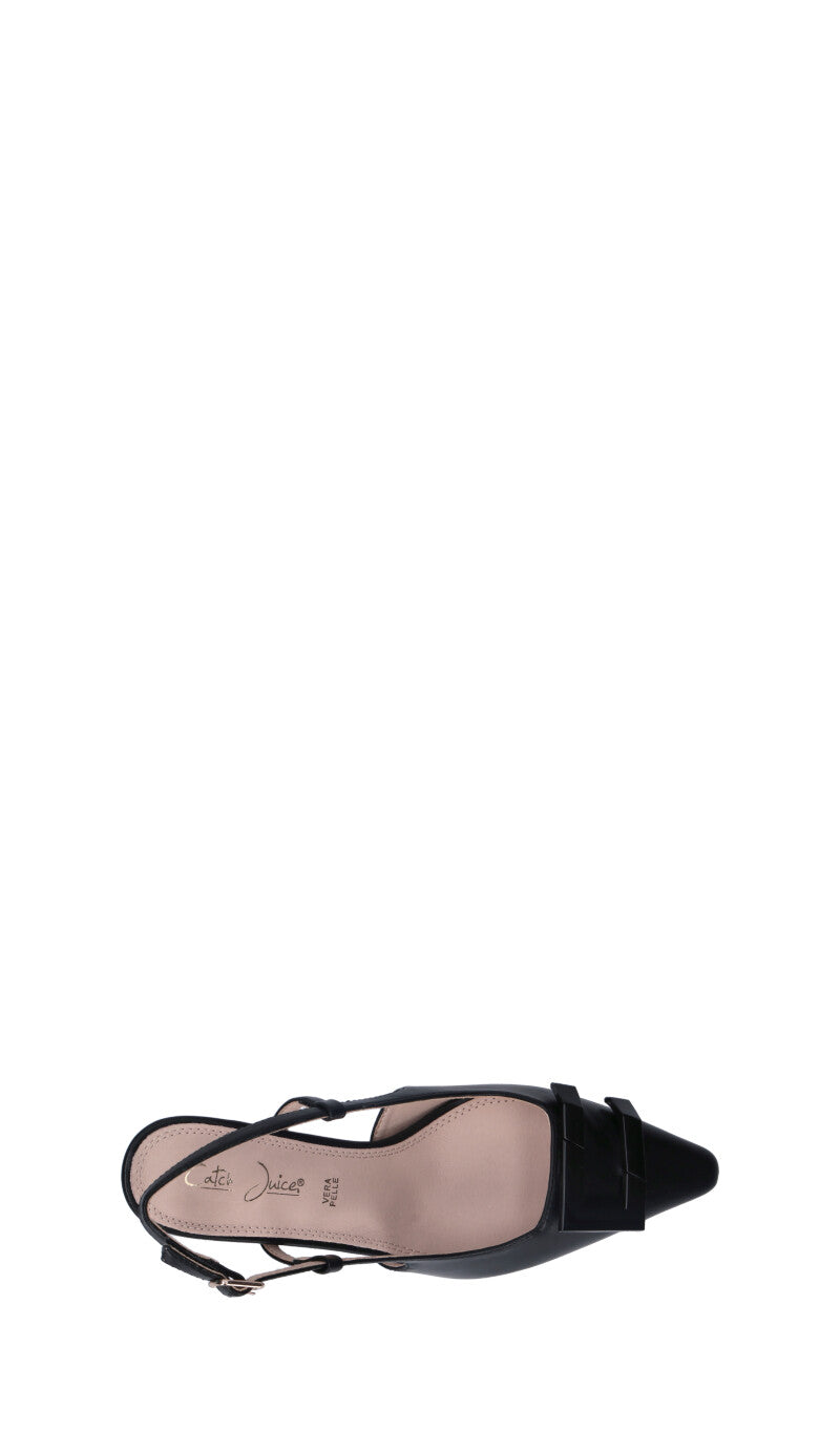 CATCH JUICE Slingback donna nera