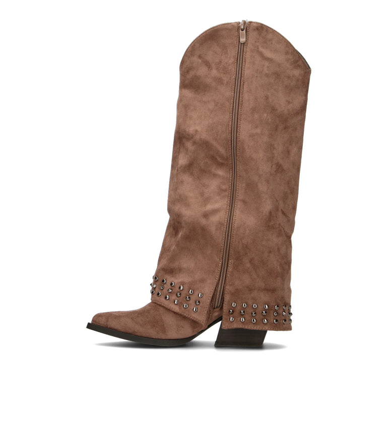 CATCH JUICE Stivale donna taupe