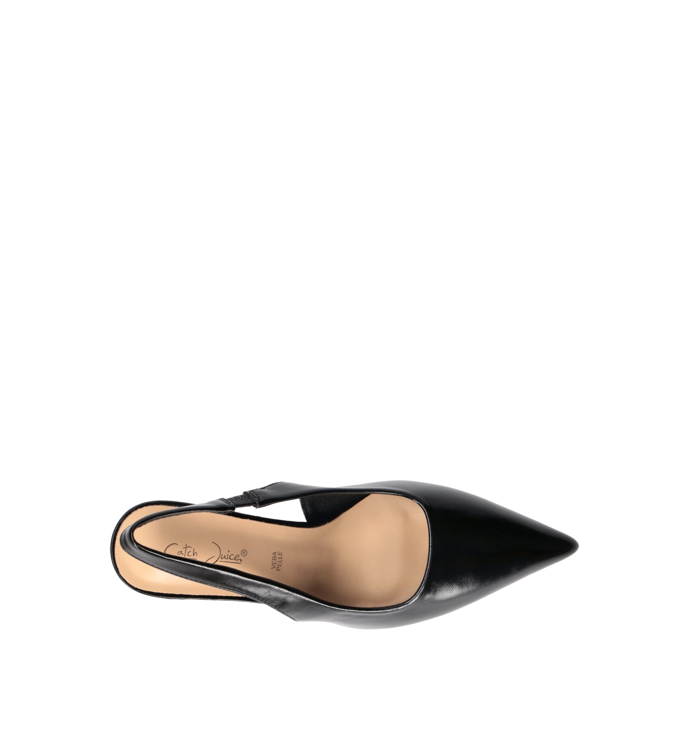 CATCH JUICE Slingback donna nero