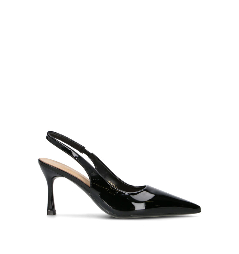 CATCH JUICE Slingback donna nero