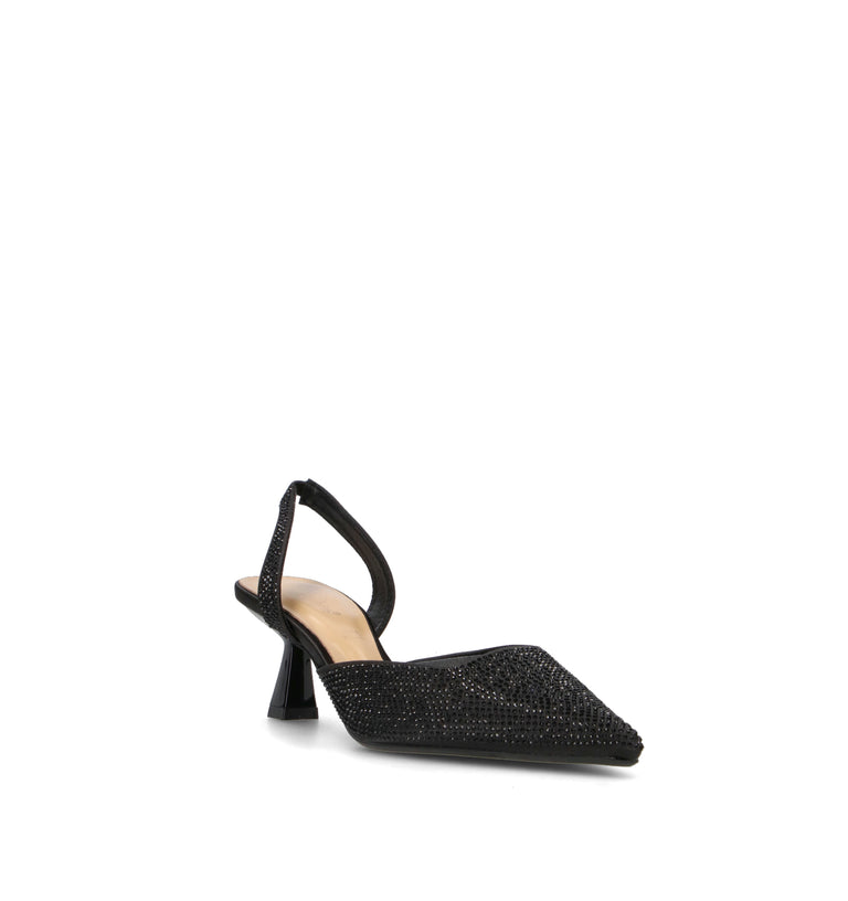CATCH JUICE Slingback donna nero