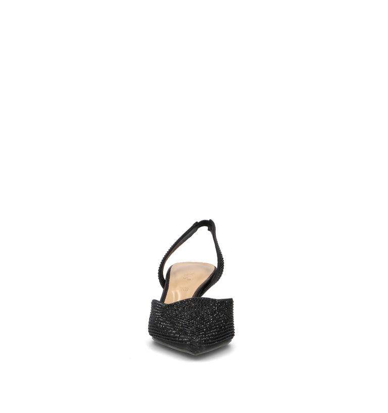 CATCH JUICE Slingback donna nero